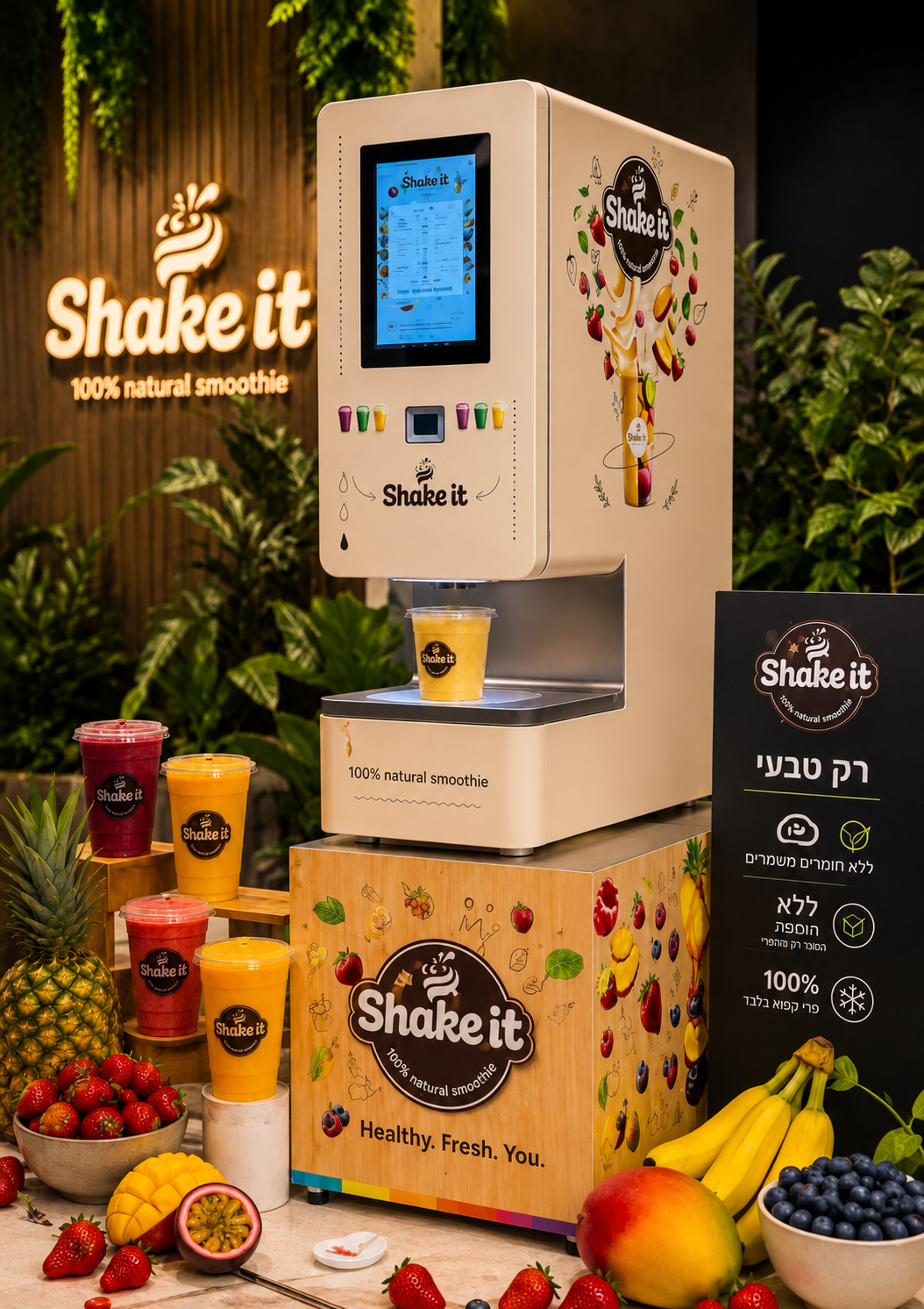 מכונת שייקים אוטומטית של Shake It
